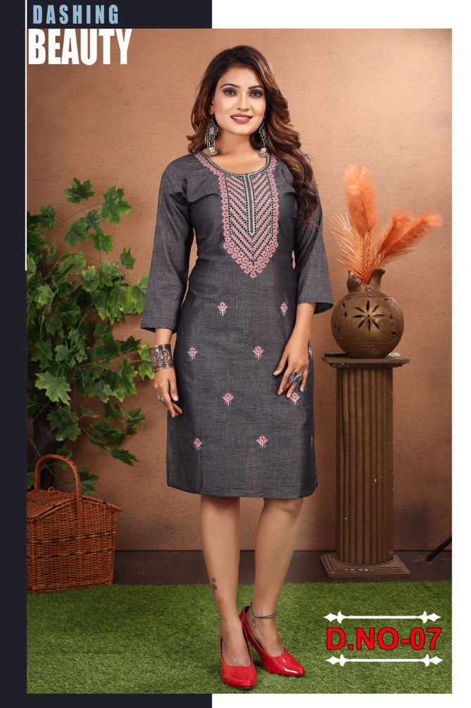 Kinti Glorious Vol 3 Straight Cut Fancy Kurti Catalog
